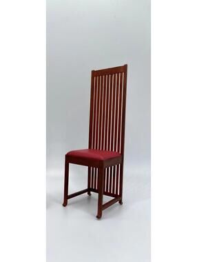 1:12 Scale Miniature Chair, Frank Lloyd Wright Robie Chair Miniature, MCM Brown